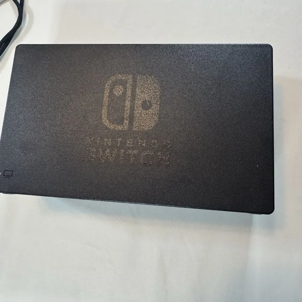 Nintendo Switch Console V1 Unpatched XAW1007 Neon Joy Cons Dock Charger Bundle